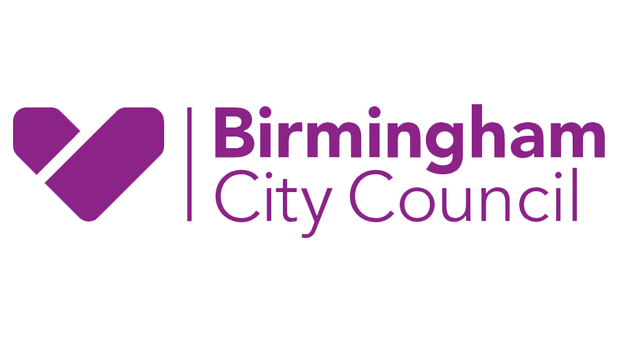 Purple Birmingham City Council logo