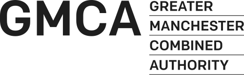 Black Greater Manchester Combined Authority logo