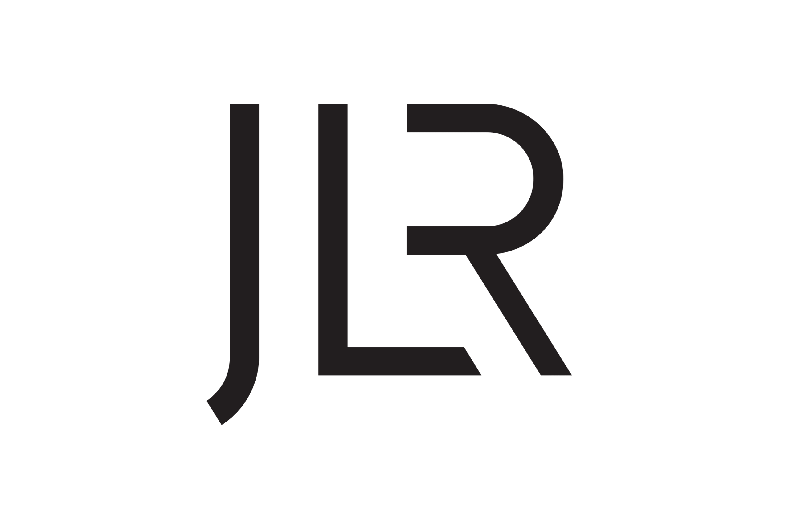 Black JLR logo