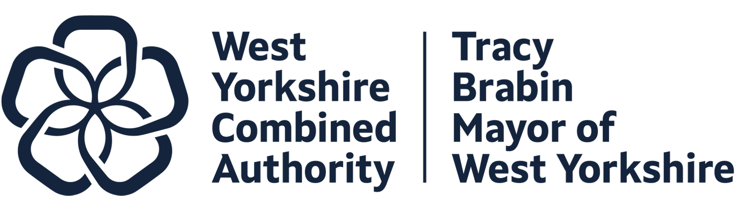 Black West Yorkshire Combined Authority and Tracy Brabin Mayor of West Yorkshire logo