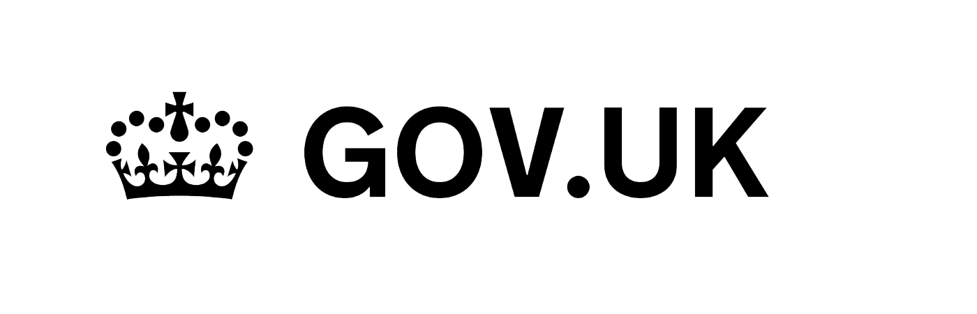 Black gov.uk logo