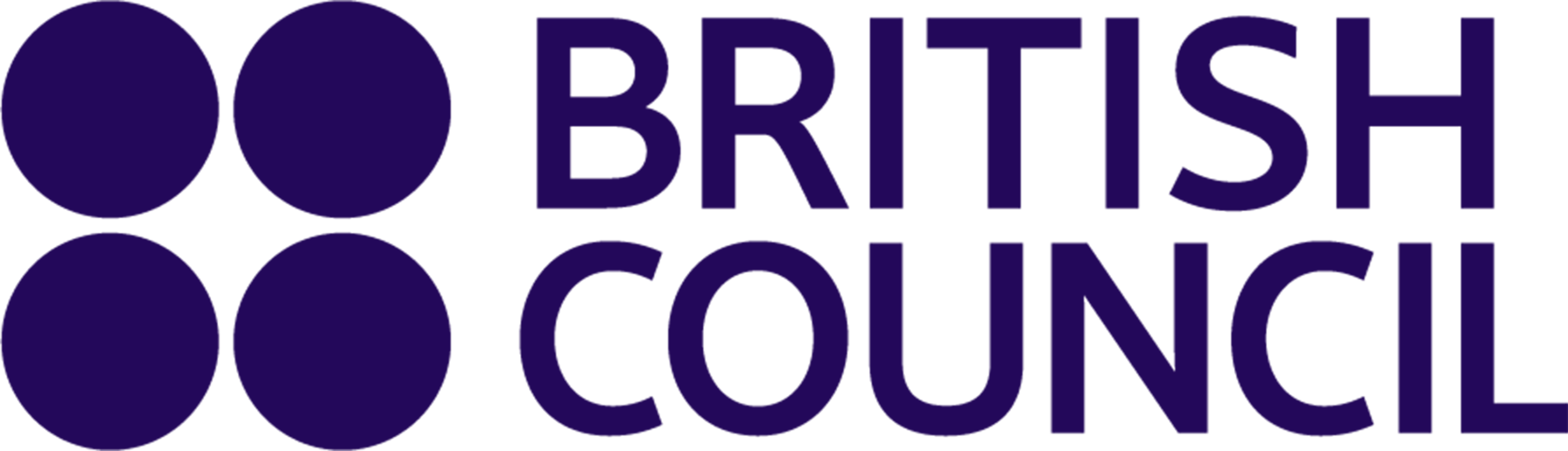 Blue British Council logo