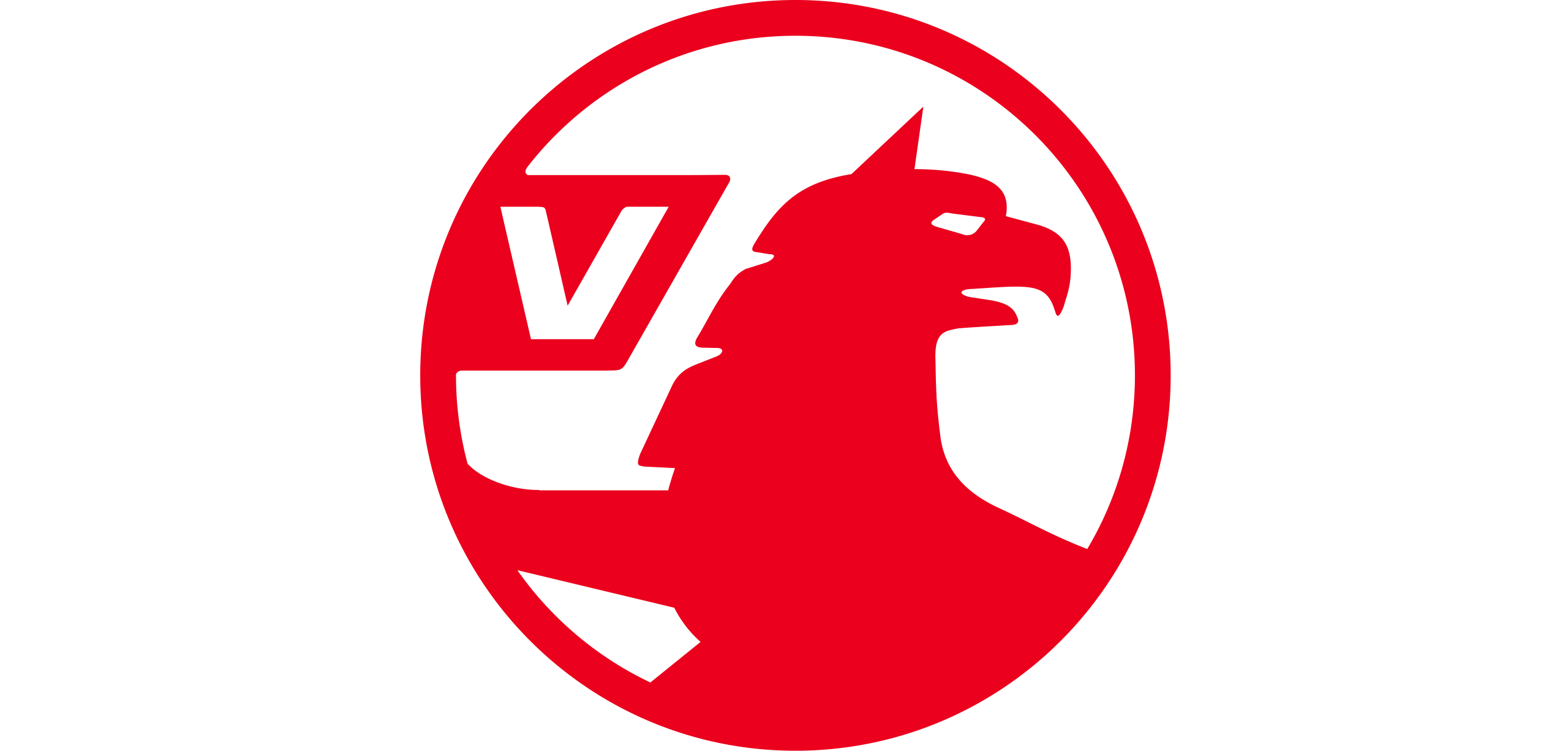 Red Vauxhall logo